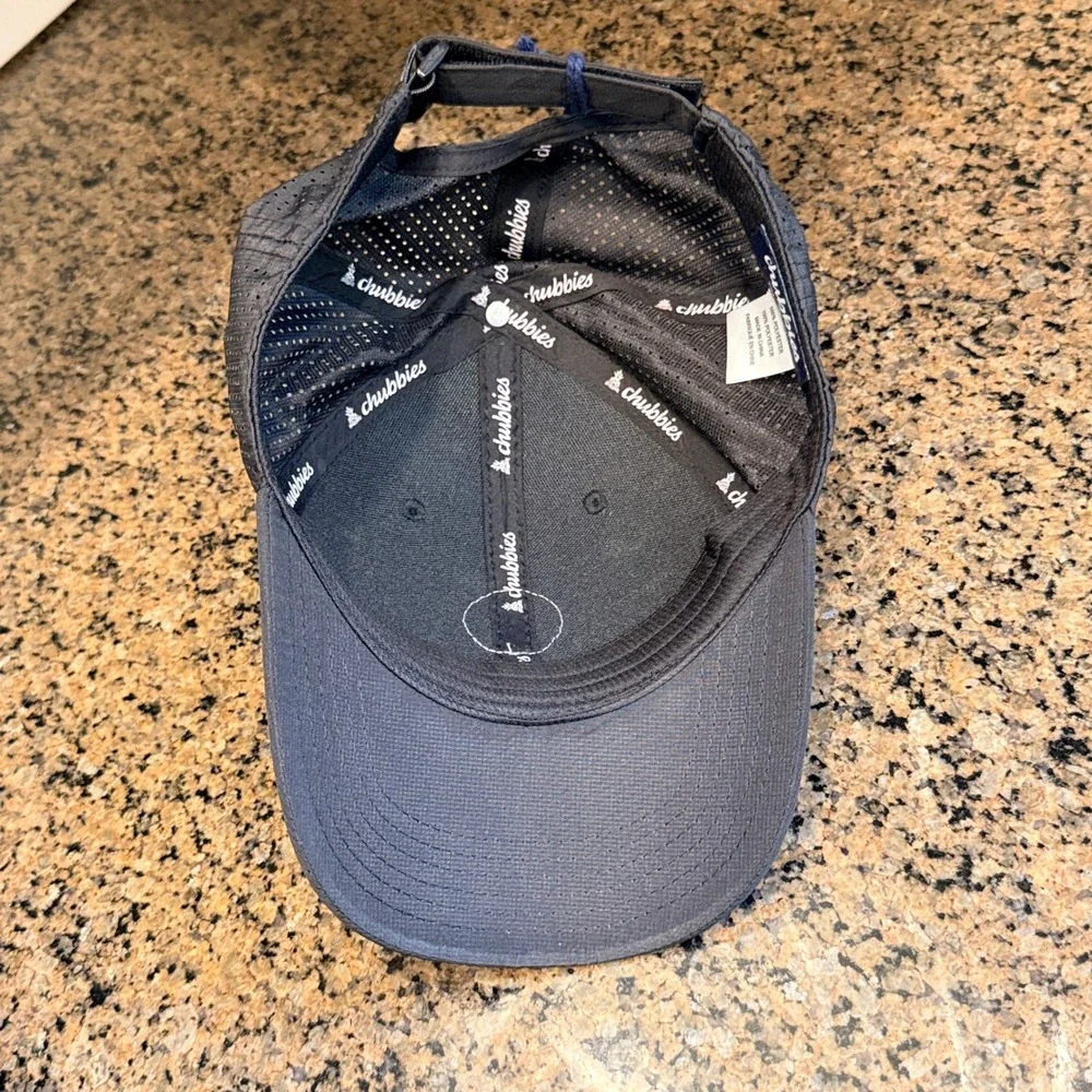 Chubbies The Cape Patch‎ All Day Hat Mens OS Navy Blue Polyester New